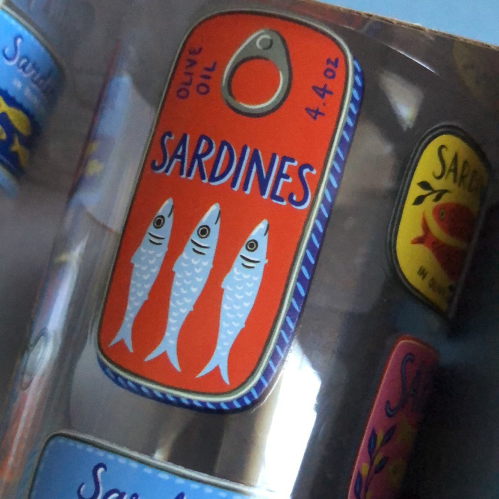Colorful Sardines Pattern Glass Hiball Set - Picture 4 of 8